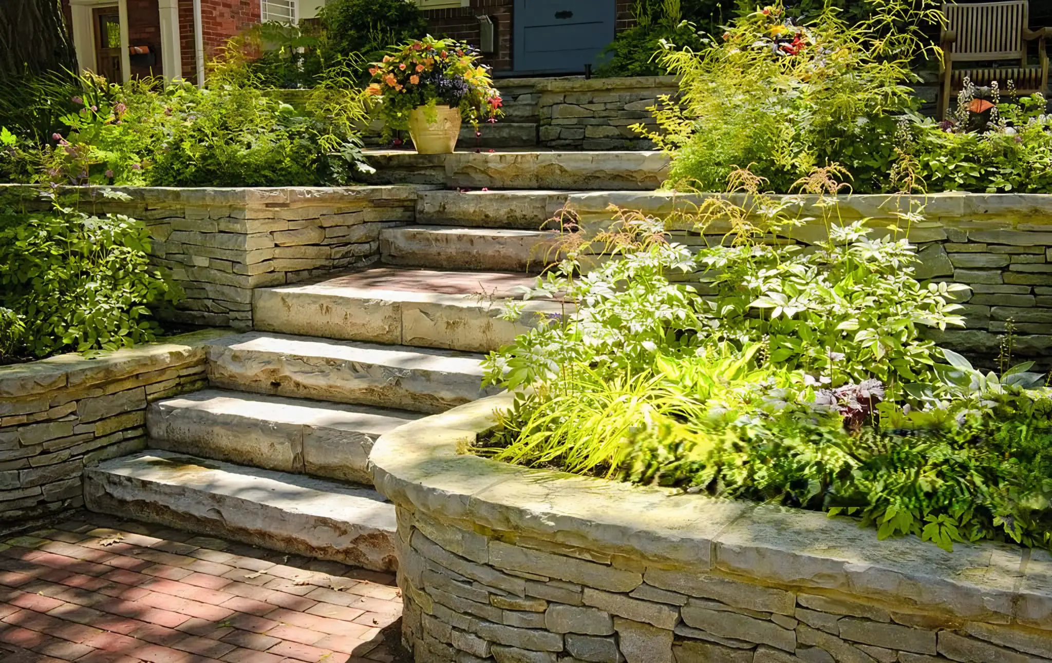 Escalier jardin